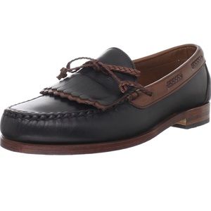 SZ 7 Allen Edmonds Woodstock Black & Chili Loafers